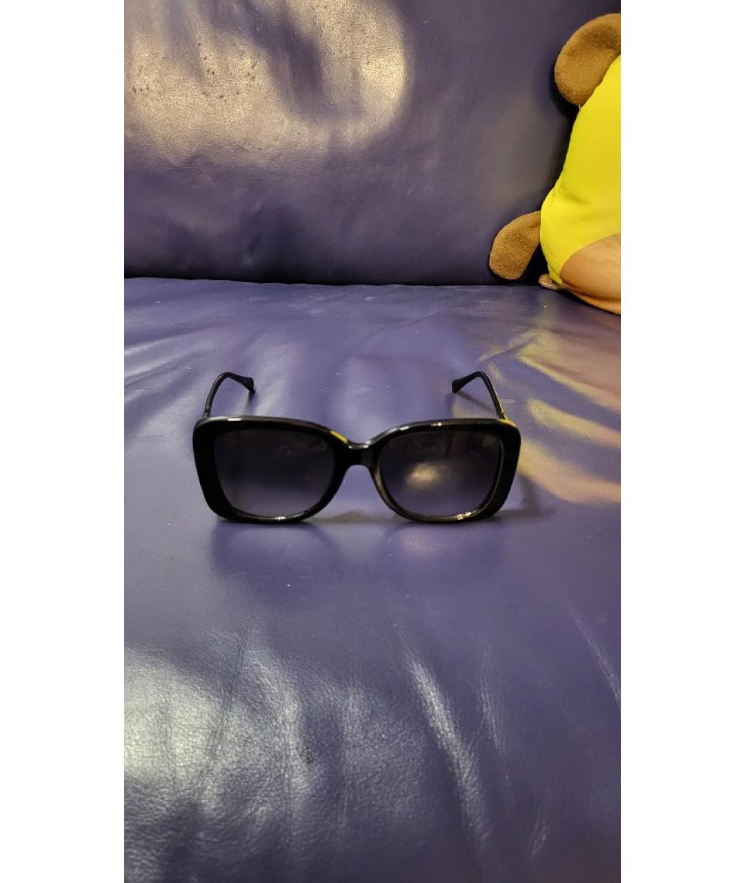 CHLOE Черные пластиковые солнцезащитные очки, фото 9