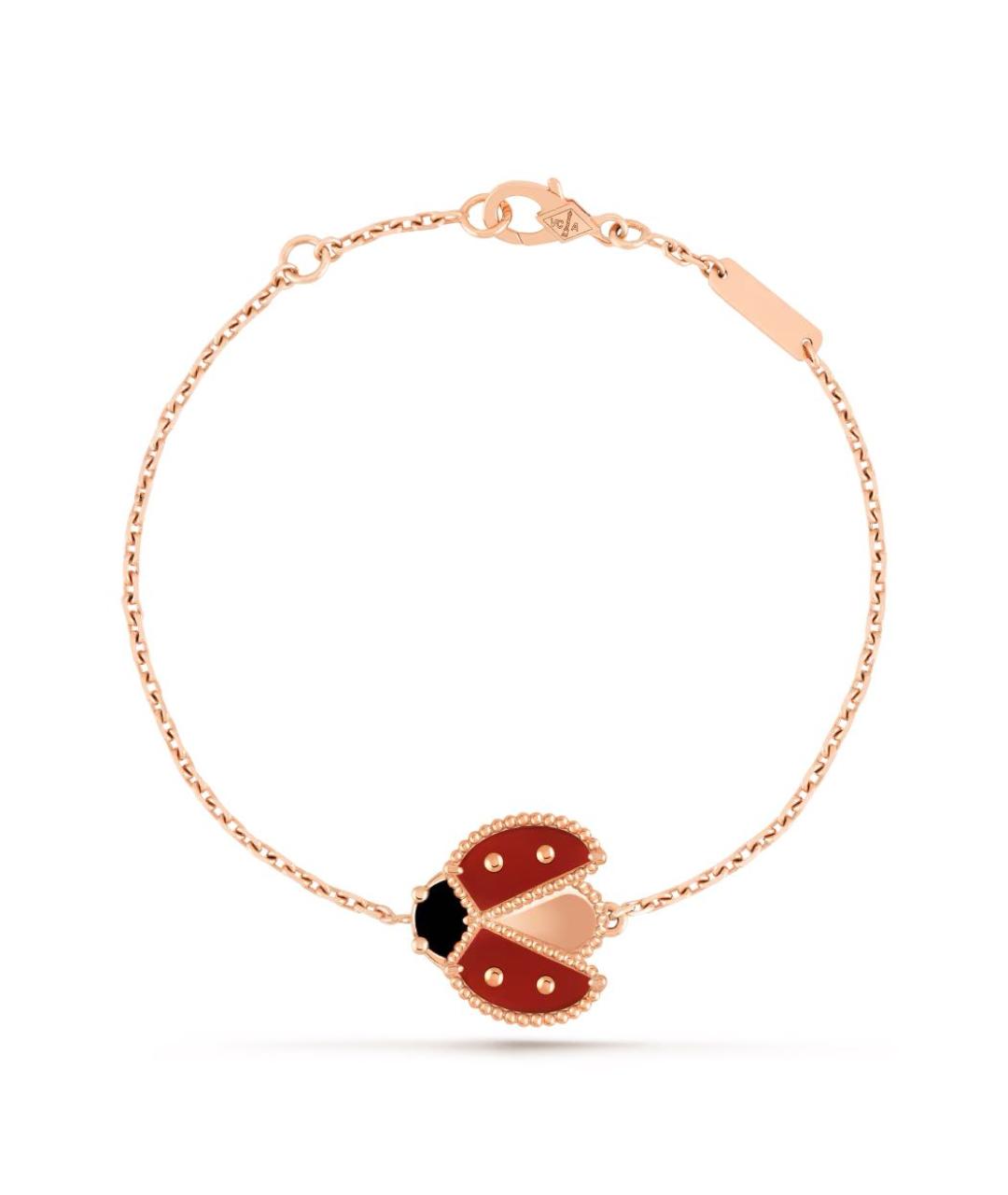 VAN CLEEF & ARPELS Красный браслет из розового золота, фото 6