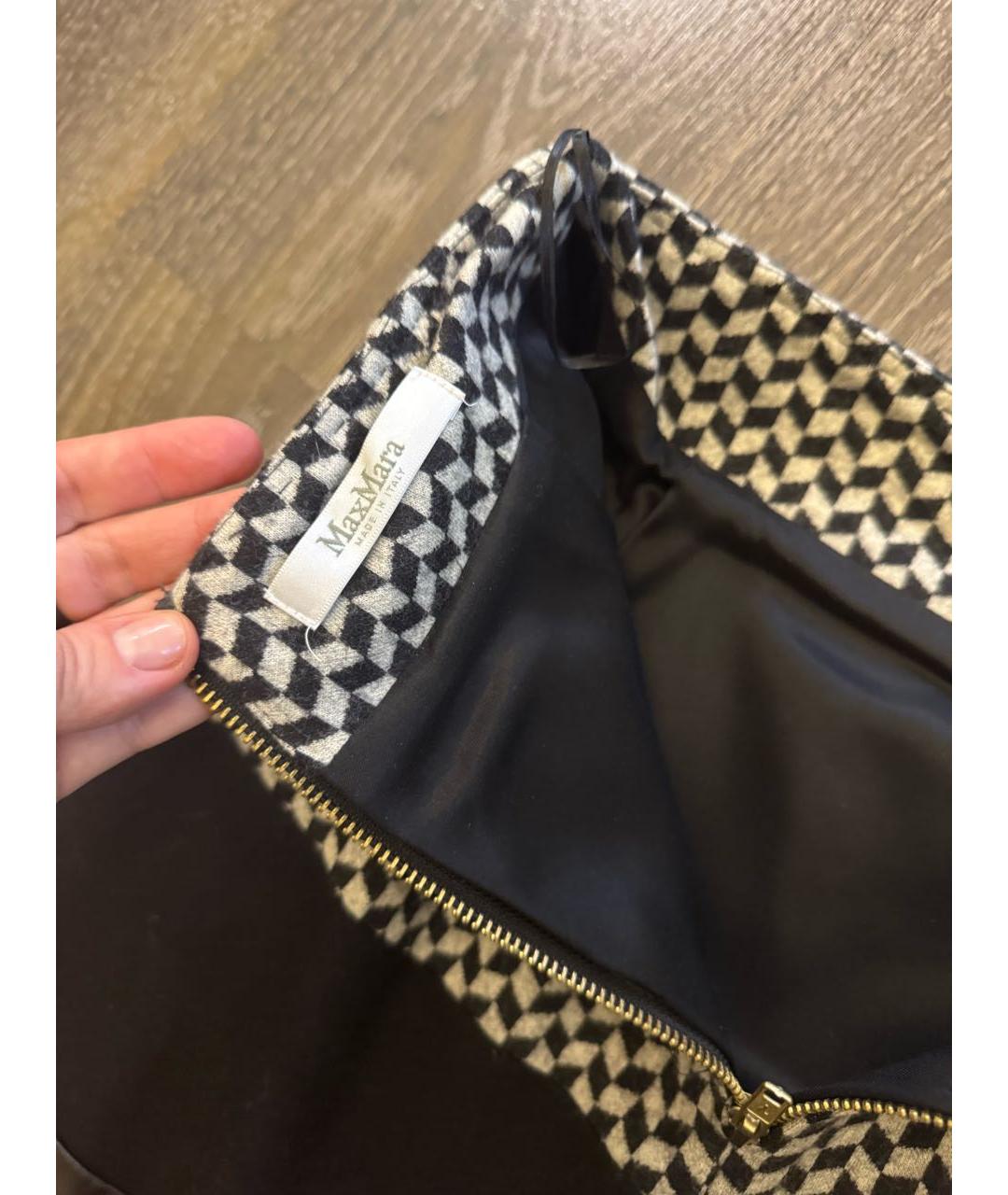 MAX&CO Мульти шерстяная юбка макси, фото 3