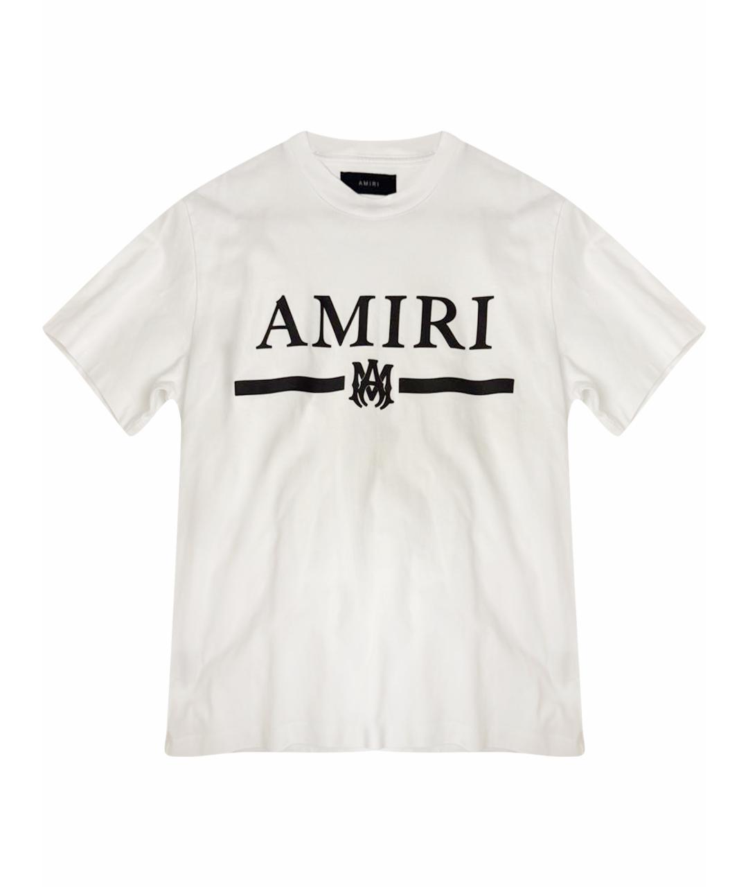 AMIRI Белая хлопковая футболка, фото 1