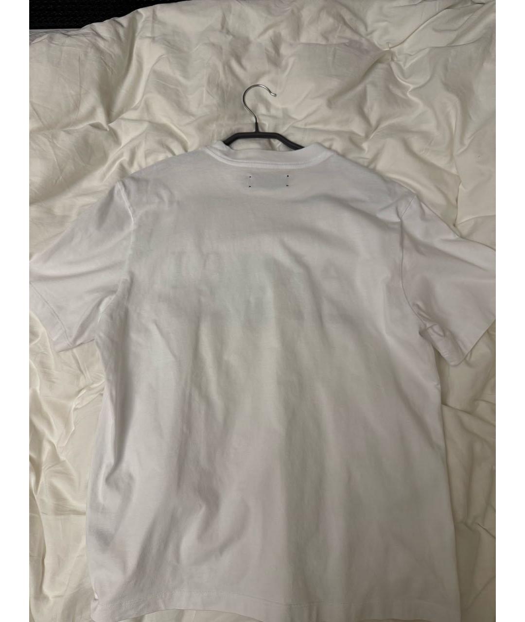 AMIRI Белая хлопковая футболка, фото 2