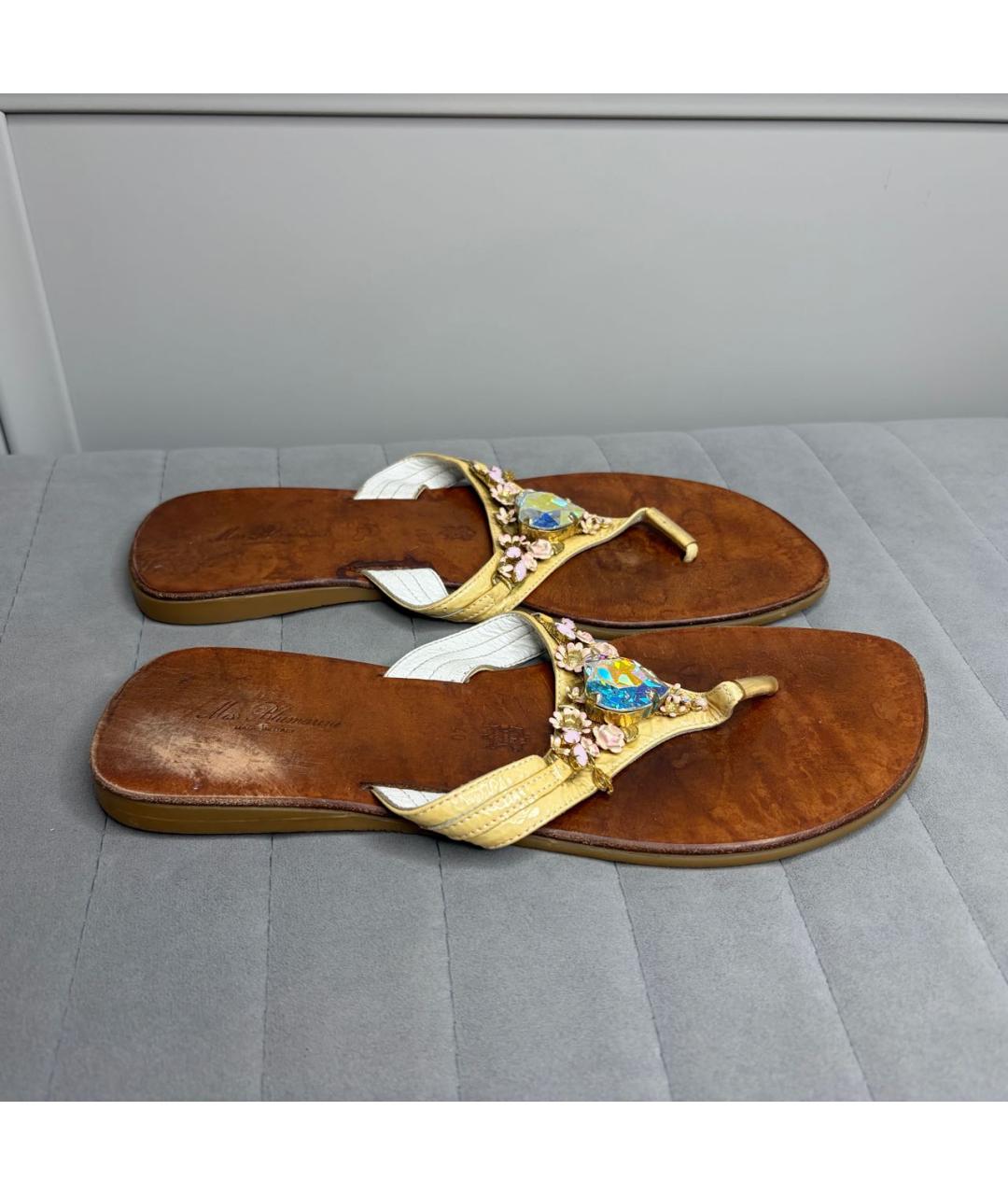 BLUMARINE Мульти кожаные босоножки, фото 9