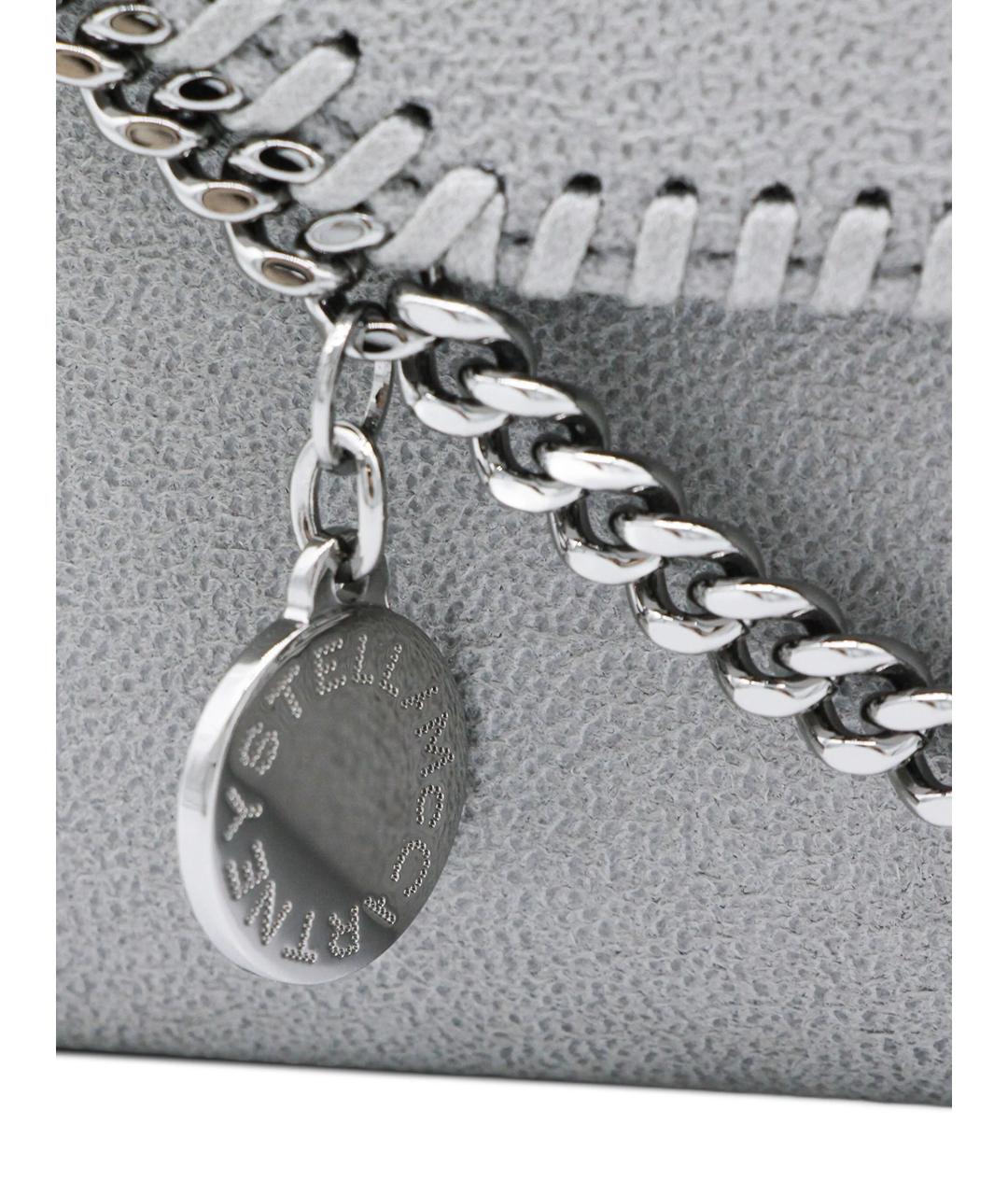 STELLA MCCARTNEY Серая сумка через плечо из искусственной кожи, фото 3