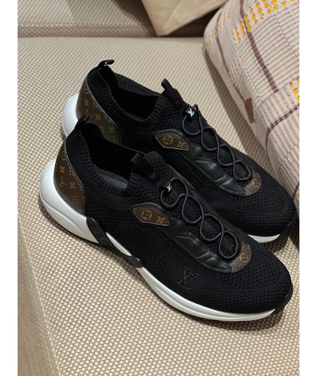 LOUIS VUITTON Черные кроссовки, фото 4