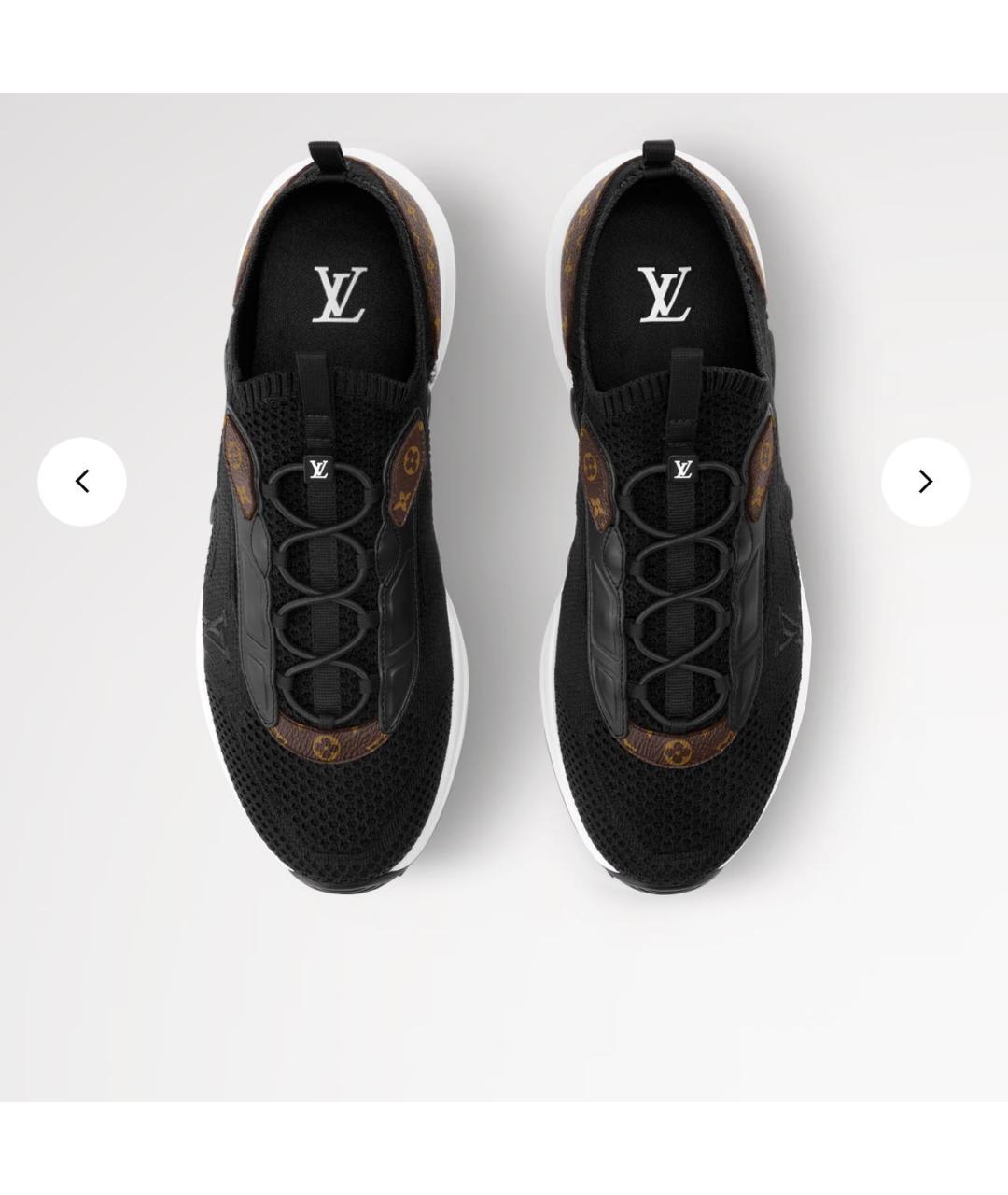 LOUIS VUITTON Черные кроссовки, фото 3