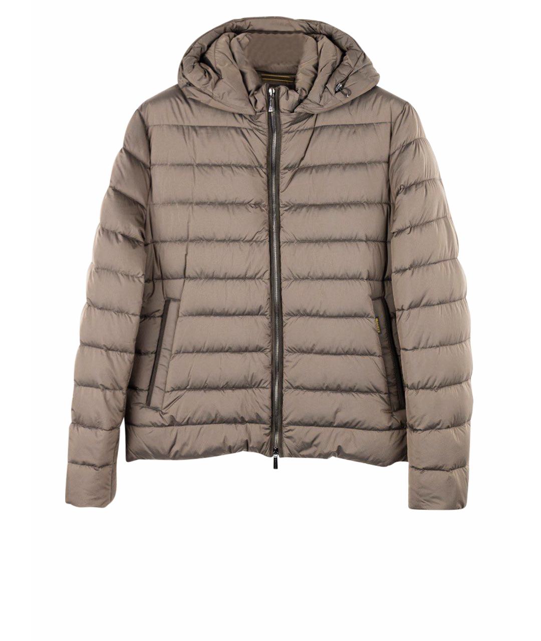 MOORER Коричневая полиуретановая куртка, фото 1