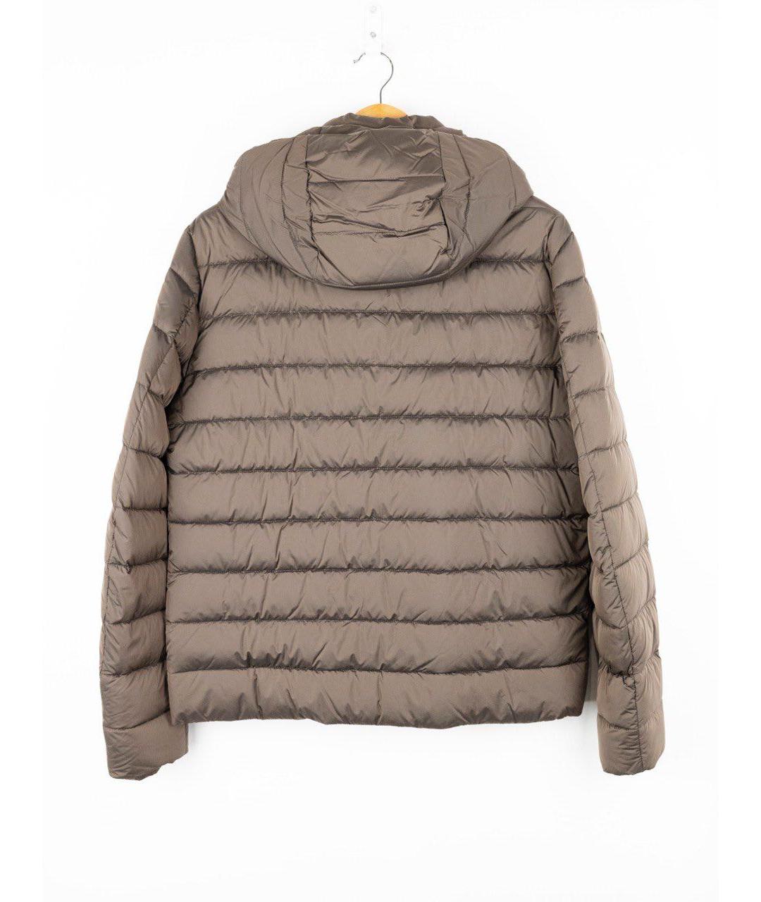 MOORER Коричневая полиуретановая куртка, фото 2