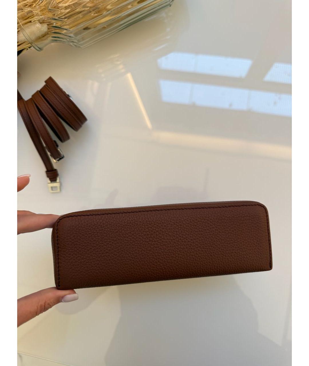 LORO PIANA Кожаная сумка через плечо, фото 4