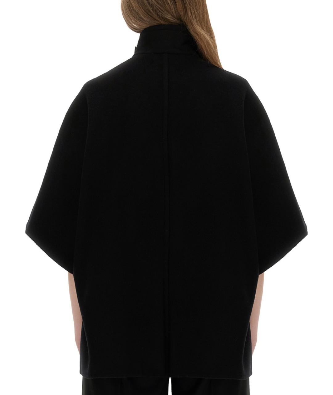 MAX MARA Черное кашемировое пальто, фото 4