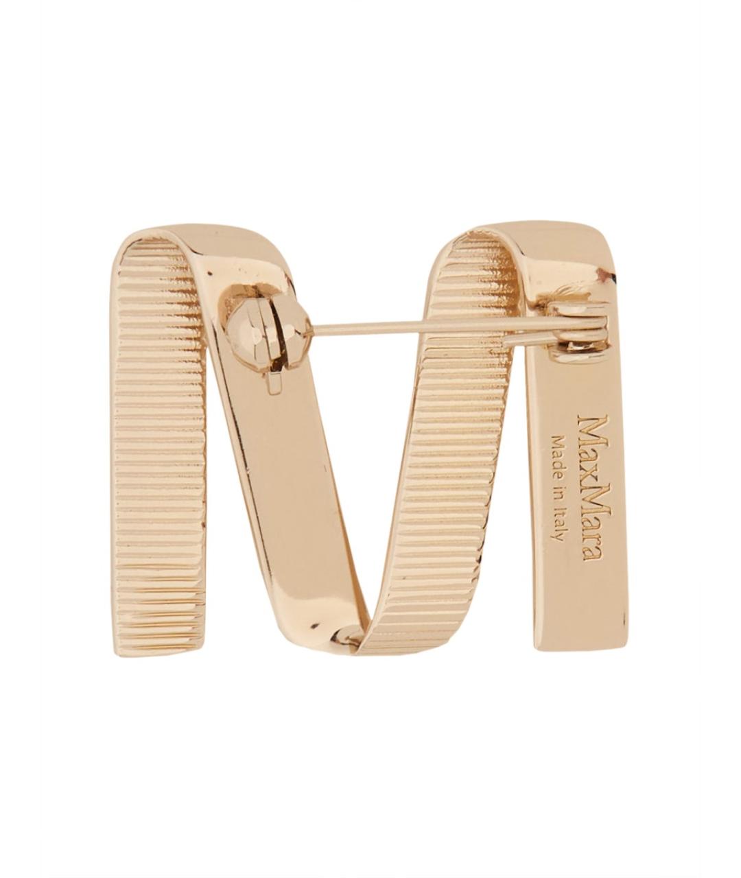 MAX MARA Золотая металлическая булавка / брошь, фото 2