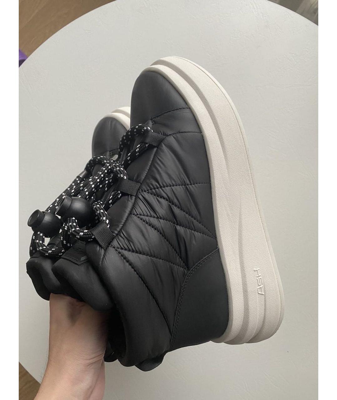 ASH Черные синтетические ботинки, фото 6