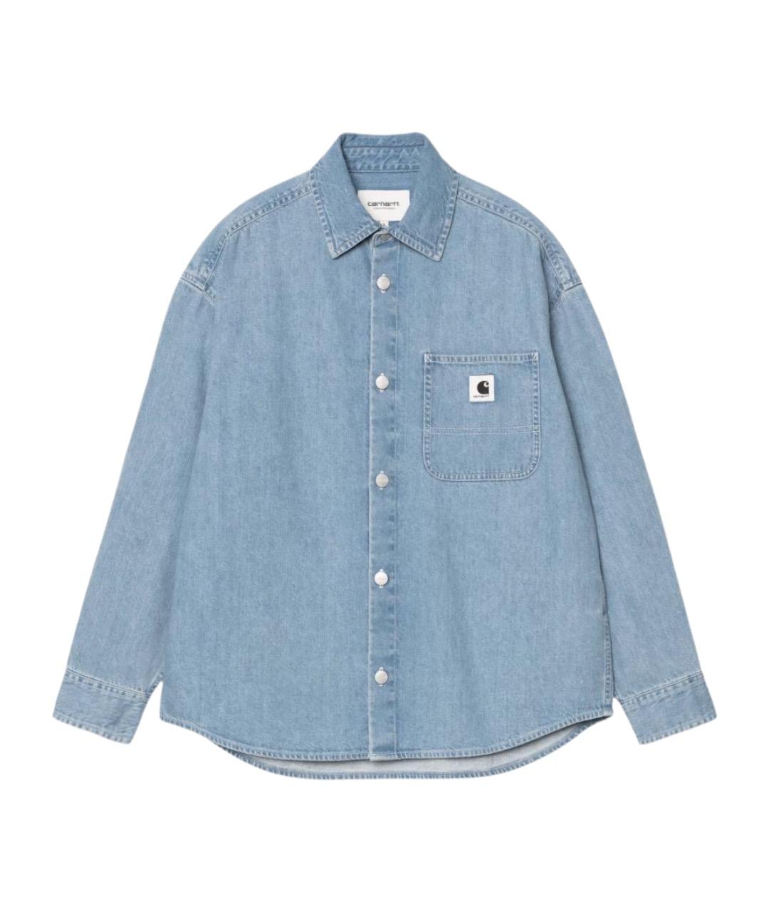 CARHARTT WIP Синяя хлопковая рубашка, фото 1