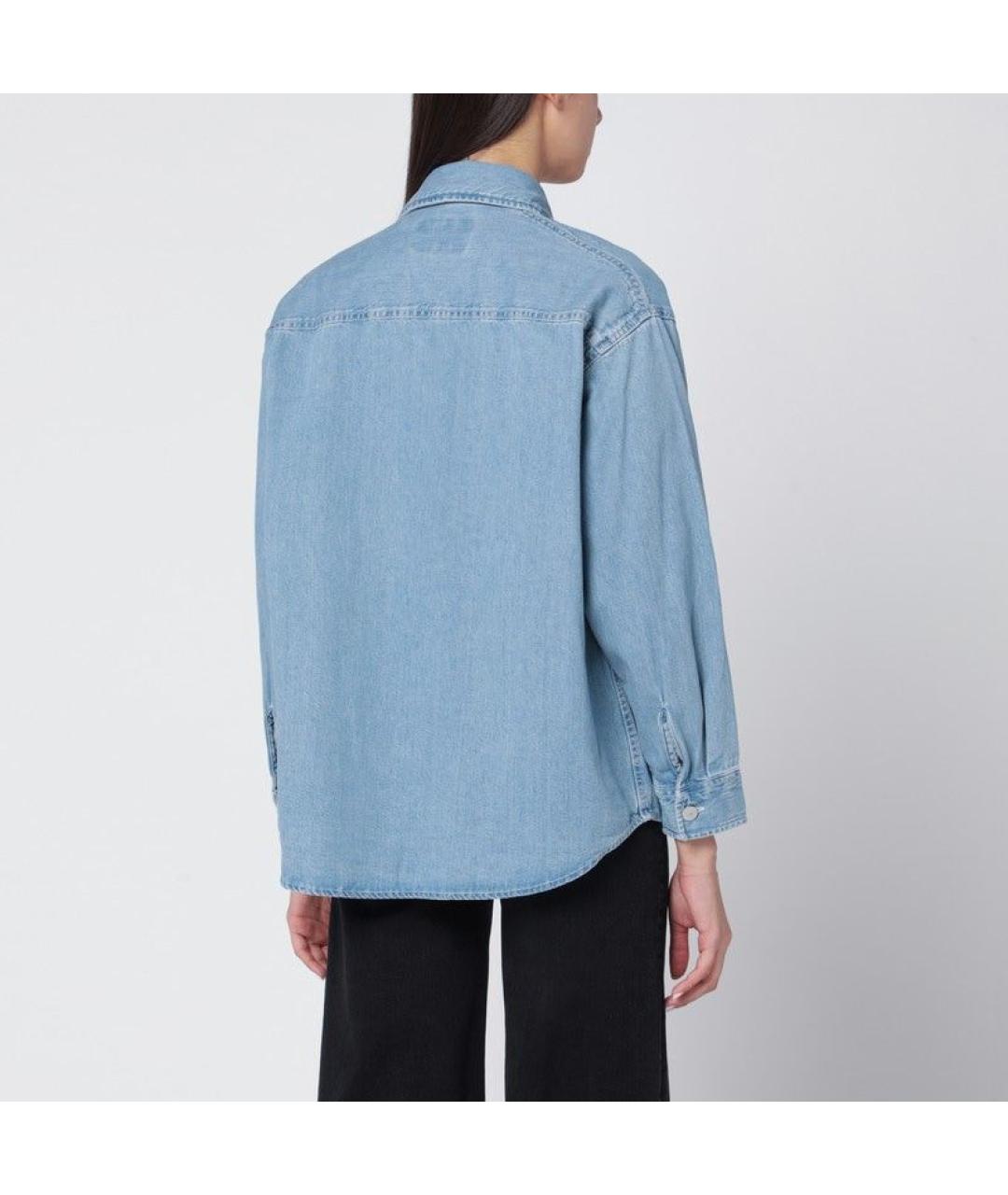 CARHARTT WIP Синяя хлопковая рубашка, фото 3