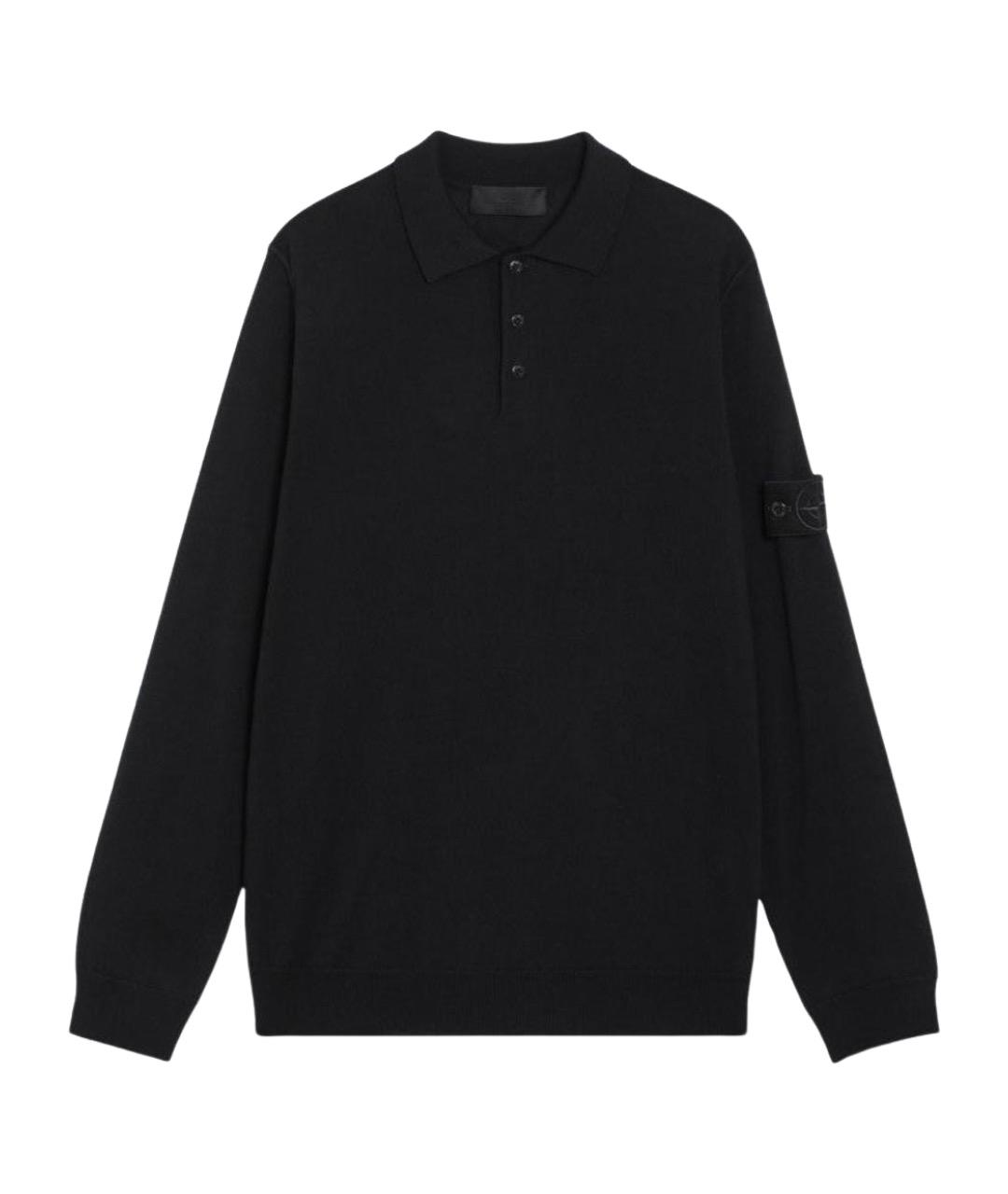 STONE ISLAND Синий шерстяной джемпер / свитер, фото 1