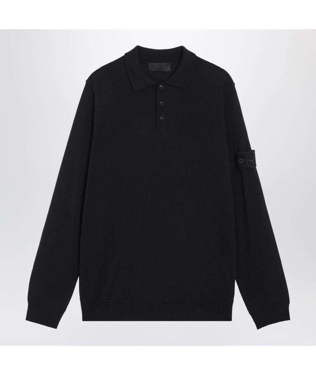 STONE ISLAND Синий шерстяной джемпер / свитер, фото 3