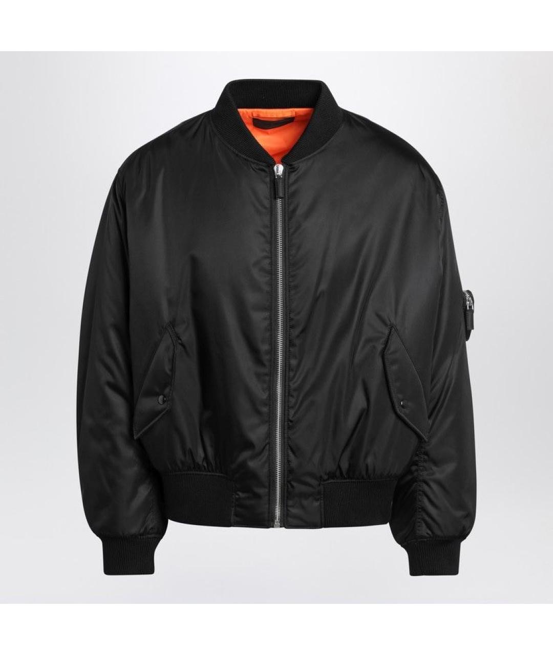 PRADA Черная полиэстеровая куртка, фото 3