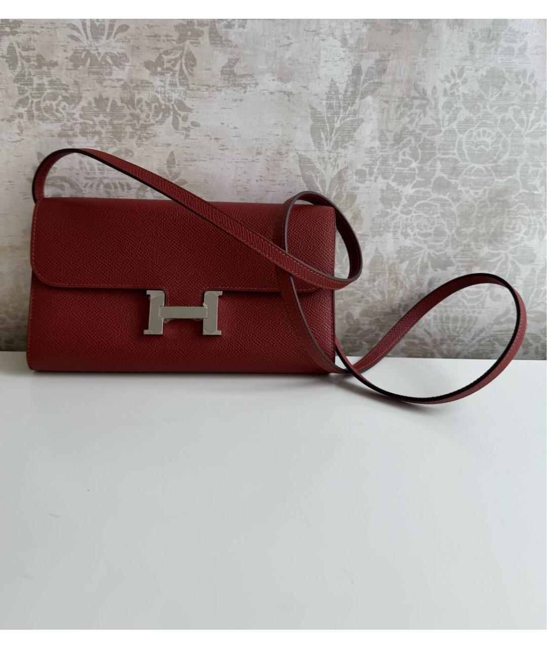 HERMES Кожаная сумка через плечо, фото 9