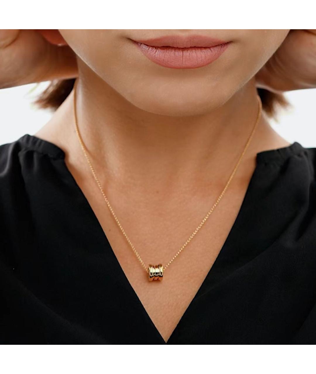 BVLGARI Золотое колье из желтого золота, фото 3