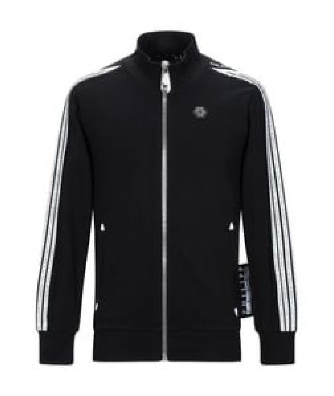 PHILIPP PLEIN Черный хлопковый спортивный костюм, фото 2