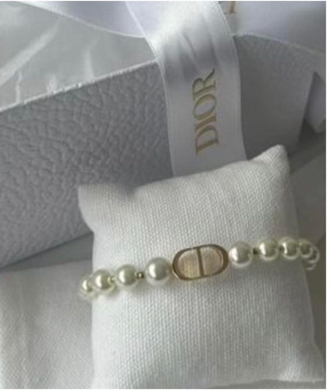 CHRISTIAN DIOR Белый браслет, фото 3