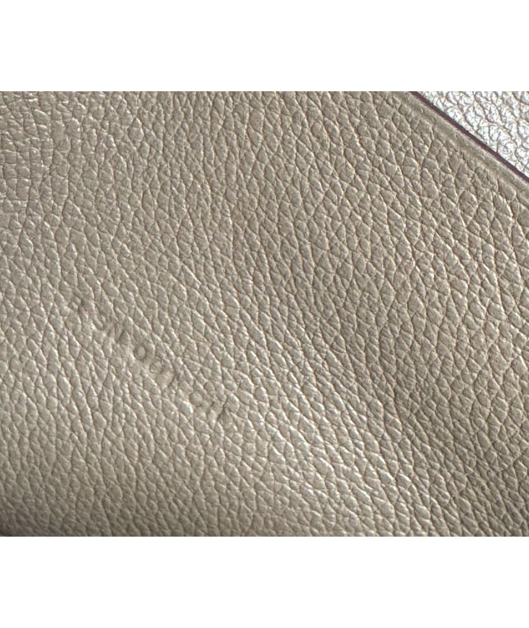 HERMES Коричневая кожаная сумка через плечо, фото 5