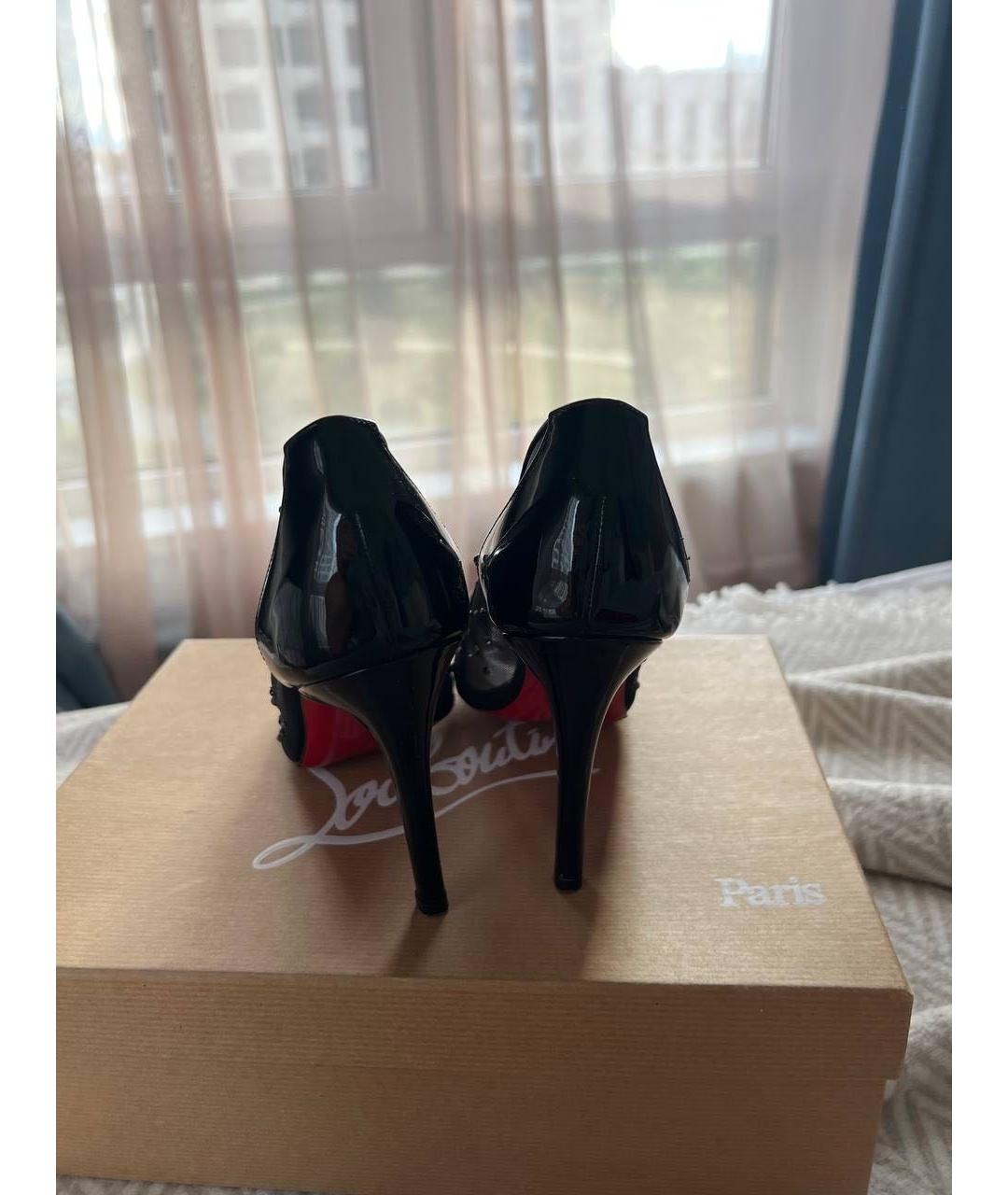 CHRISTIAN LOUBOUTIN Черные туфли, фото 4