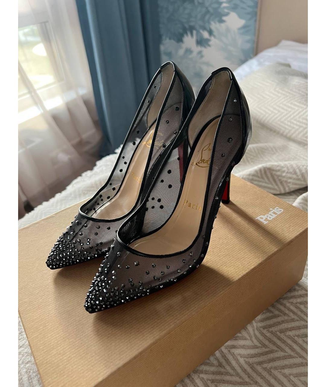 CHRISTIAN LOUBOUTIN Черные туфли, фото 2