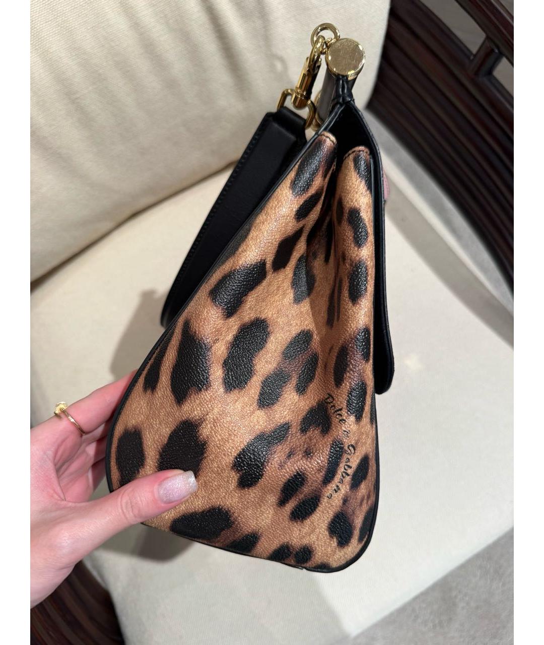 DOLCE&GABBANA Кожаная сумка через плечо, фото 4