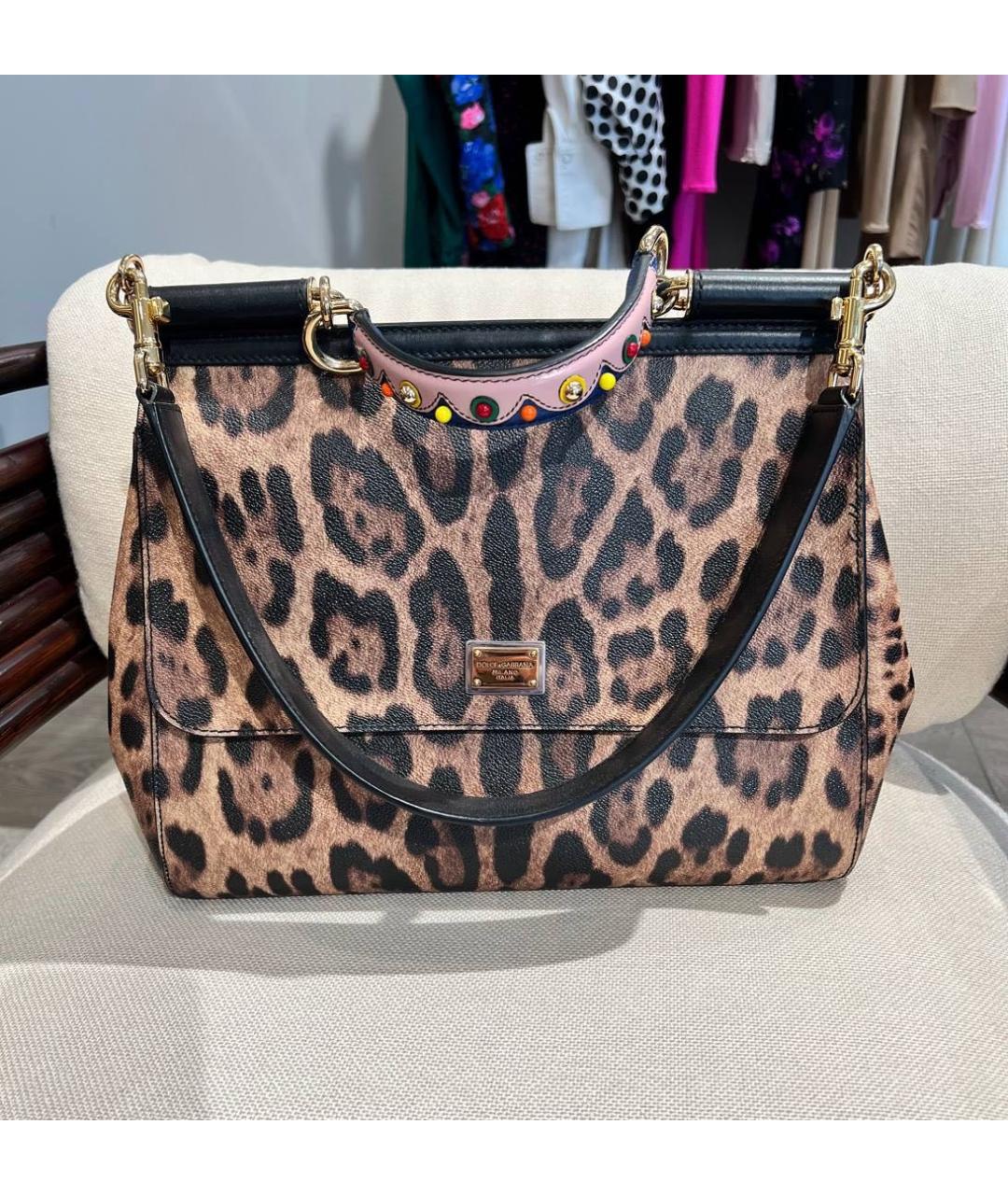 DOLCE&GABBANA Кожаная сумка через плечо, фото 9