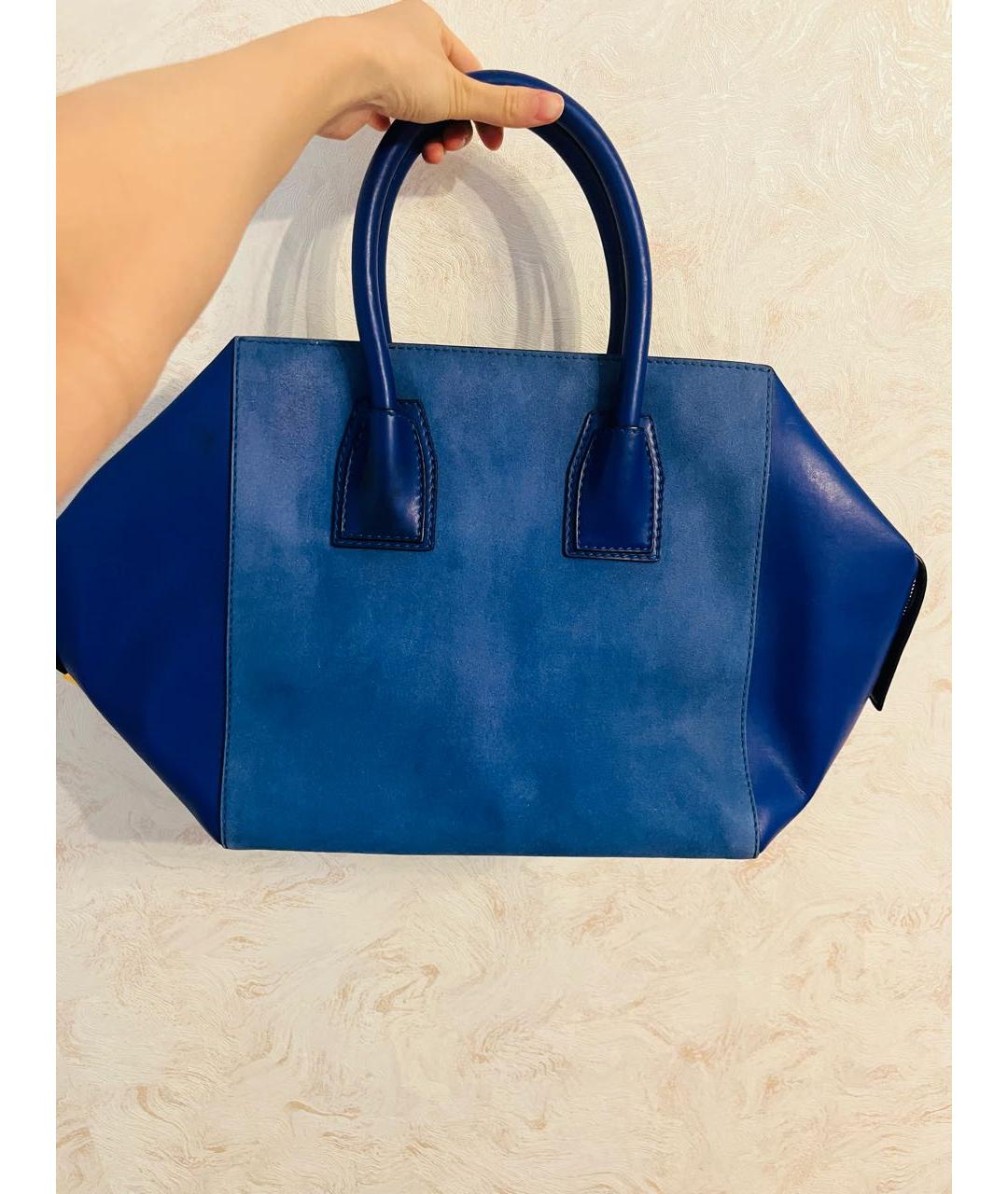 STELLA MCCARTNEY Синяя сумка тоут, фото 5