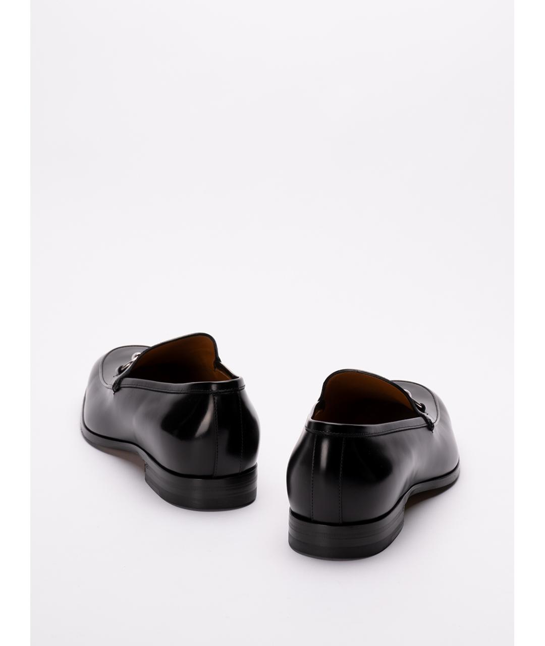 GUCCI Черные кожаные лоферы, фото 2