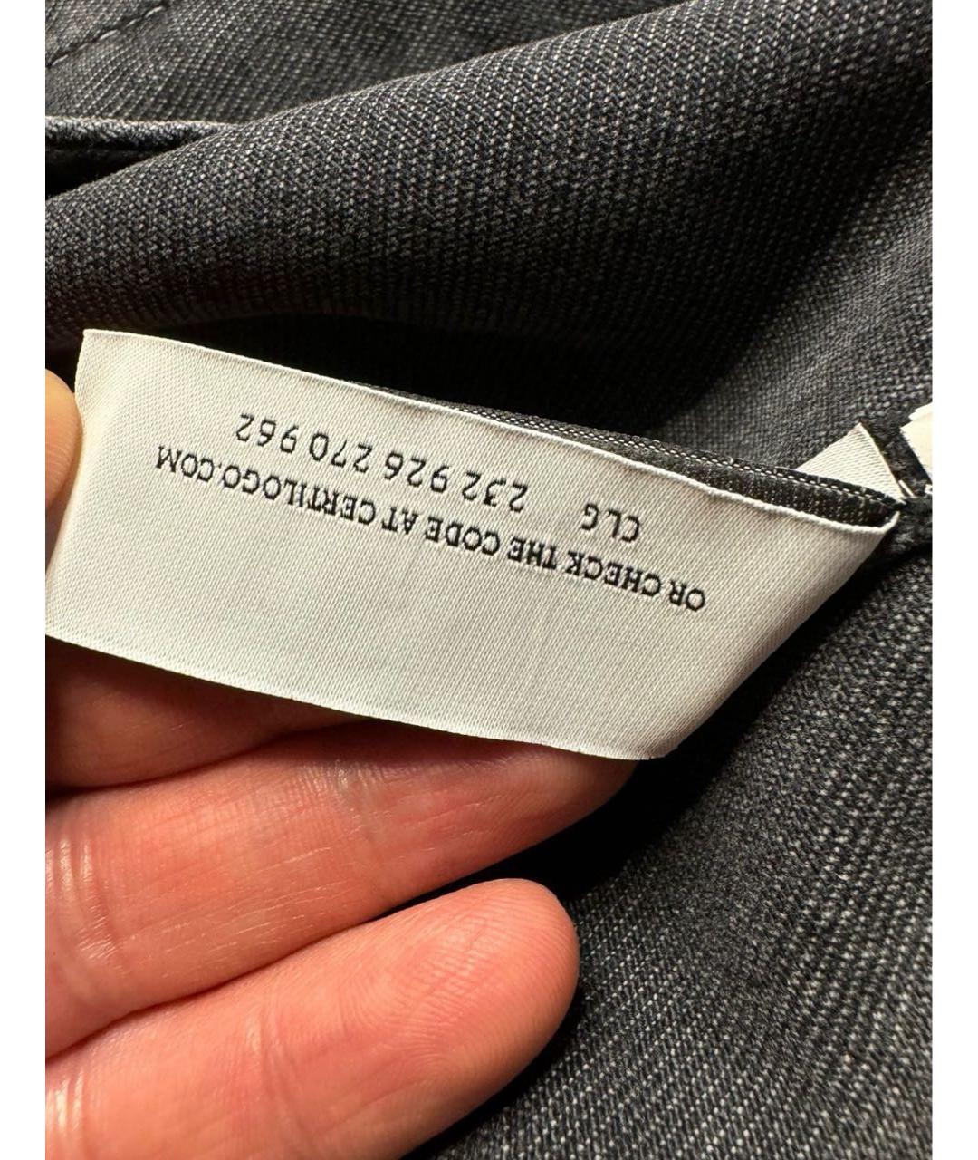 OFF-WHITE Серая деним куртка, фото 8