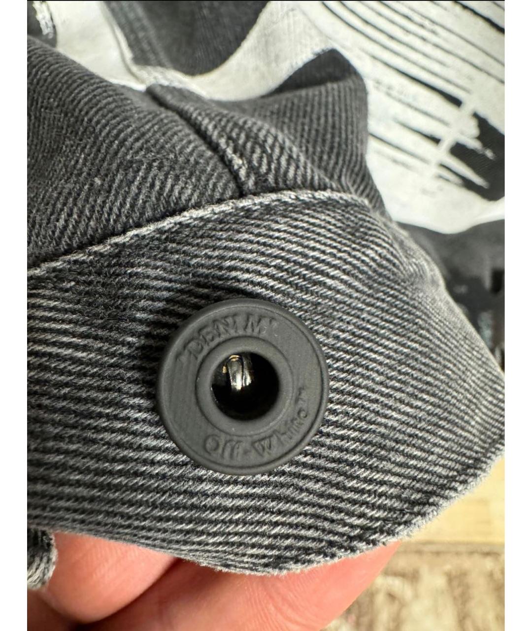 OFF-WHITE Серая деним куртка, фото 5