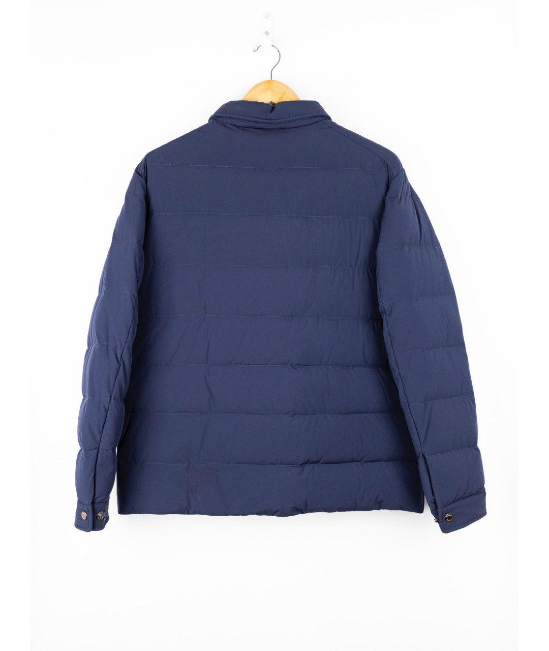 MOORER Синий полиуретановый пуховик, фото 2