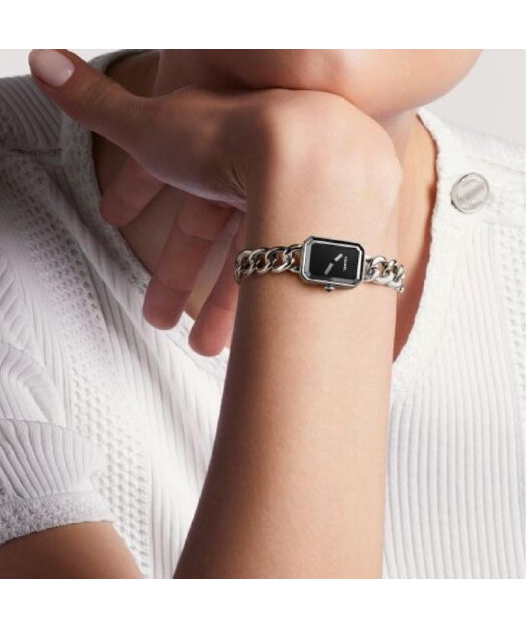 CHANEL Серебряные металлические часы, фото 2