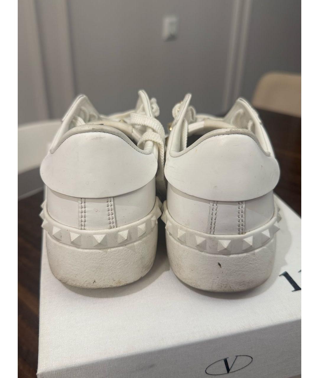 VALENTINO Белые кожаные кеды, фото 4