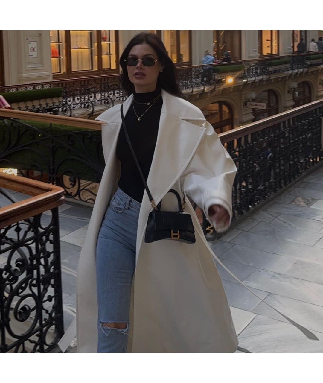 BALENCIAGA Черная кожаная сумка через плечо, фото 6