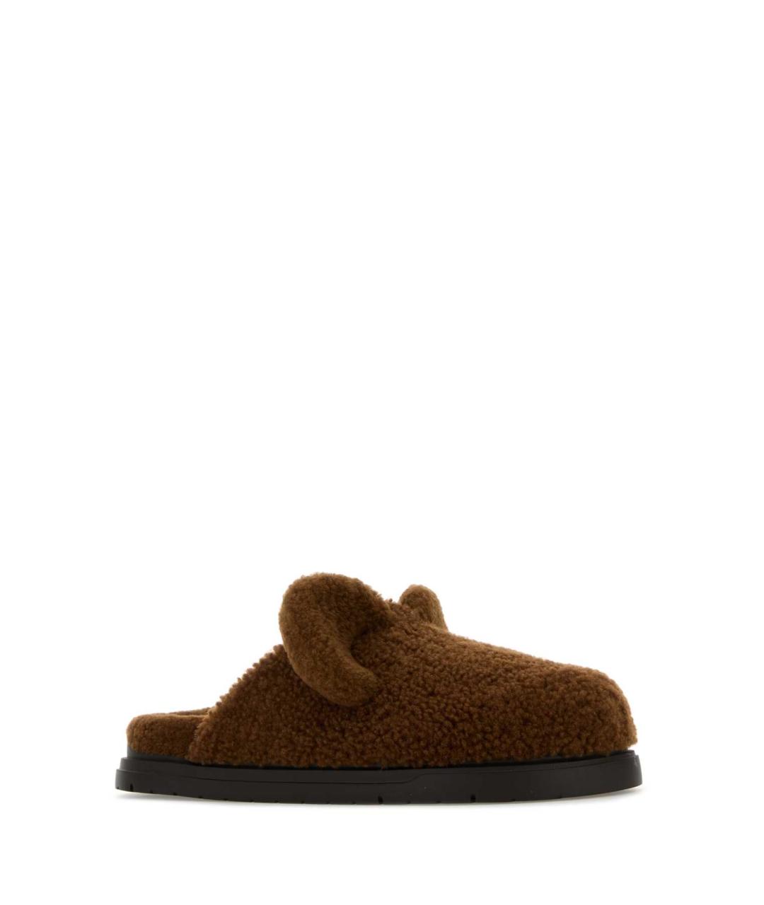 FENDI Коричневые шлепанцы, фото 2