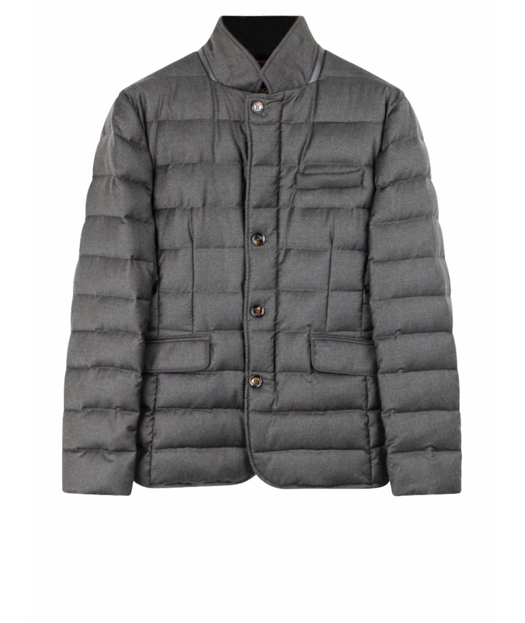 MOORER Коричневый кашемировый пуховик, фото 1