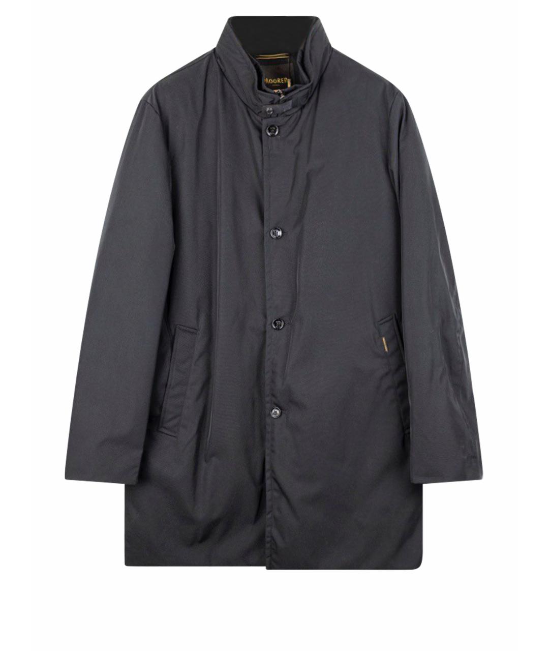 MOORER Черный полиамидовый пуховик, фото 1