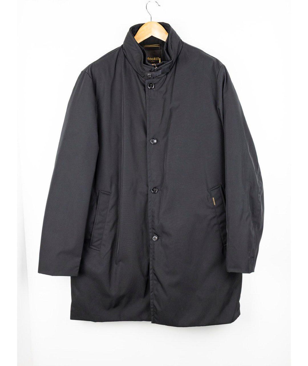 MOORER Черный полиамидовый пуховик, фото 5