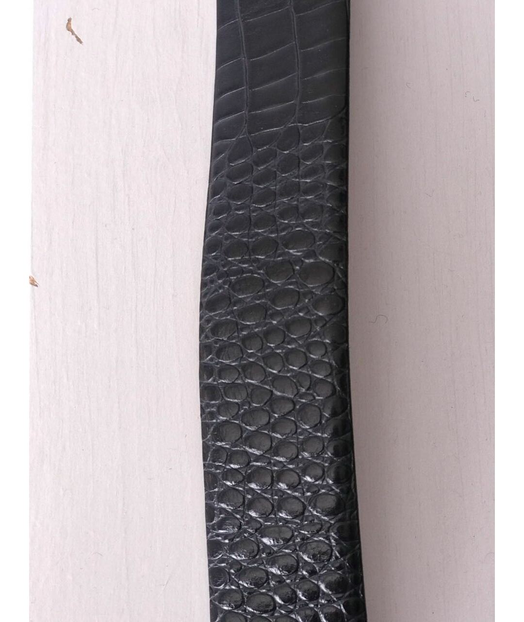FURLA Черный кожаный ремень, фото 4