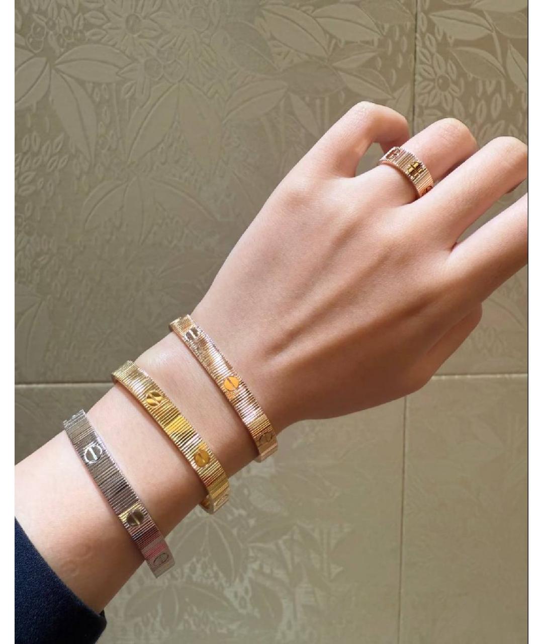 CARTIER Желтый браслет из розового золота, фото 4