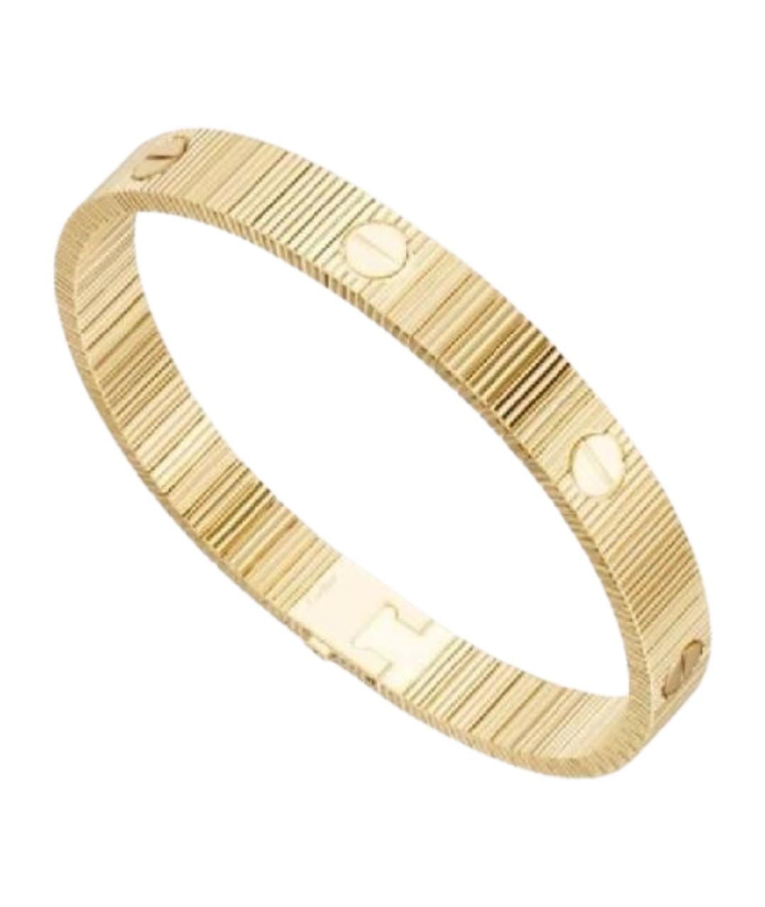 CARTIER Желтый браслет из розового золота, фото 1