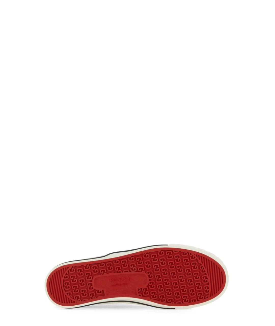 GUCCI Бежевые синтетические низкие кроссовки / кеды, фото 5