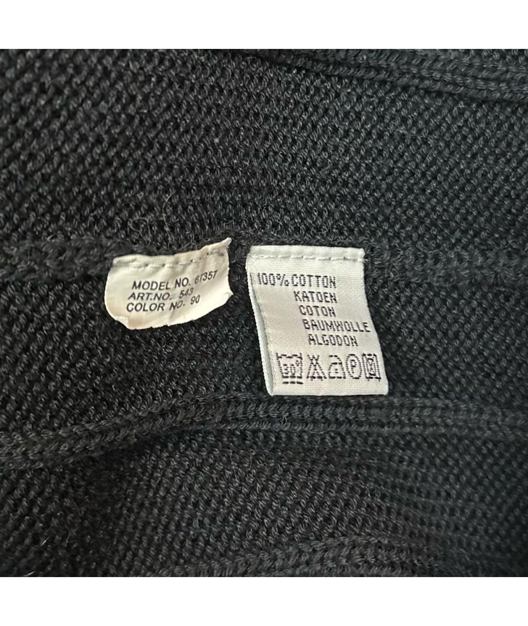 KARL LAGERFELD Черный хлопковый джемпер / свитер, фото 7