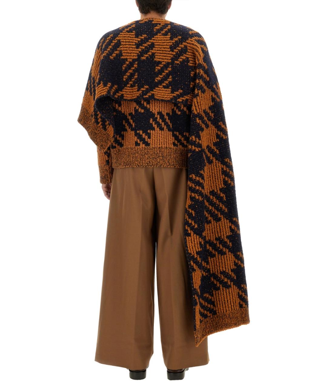 DRIES VAN NOTEN Мульти шерстяной шарф, фото 4