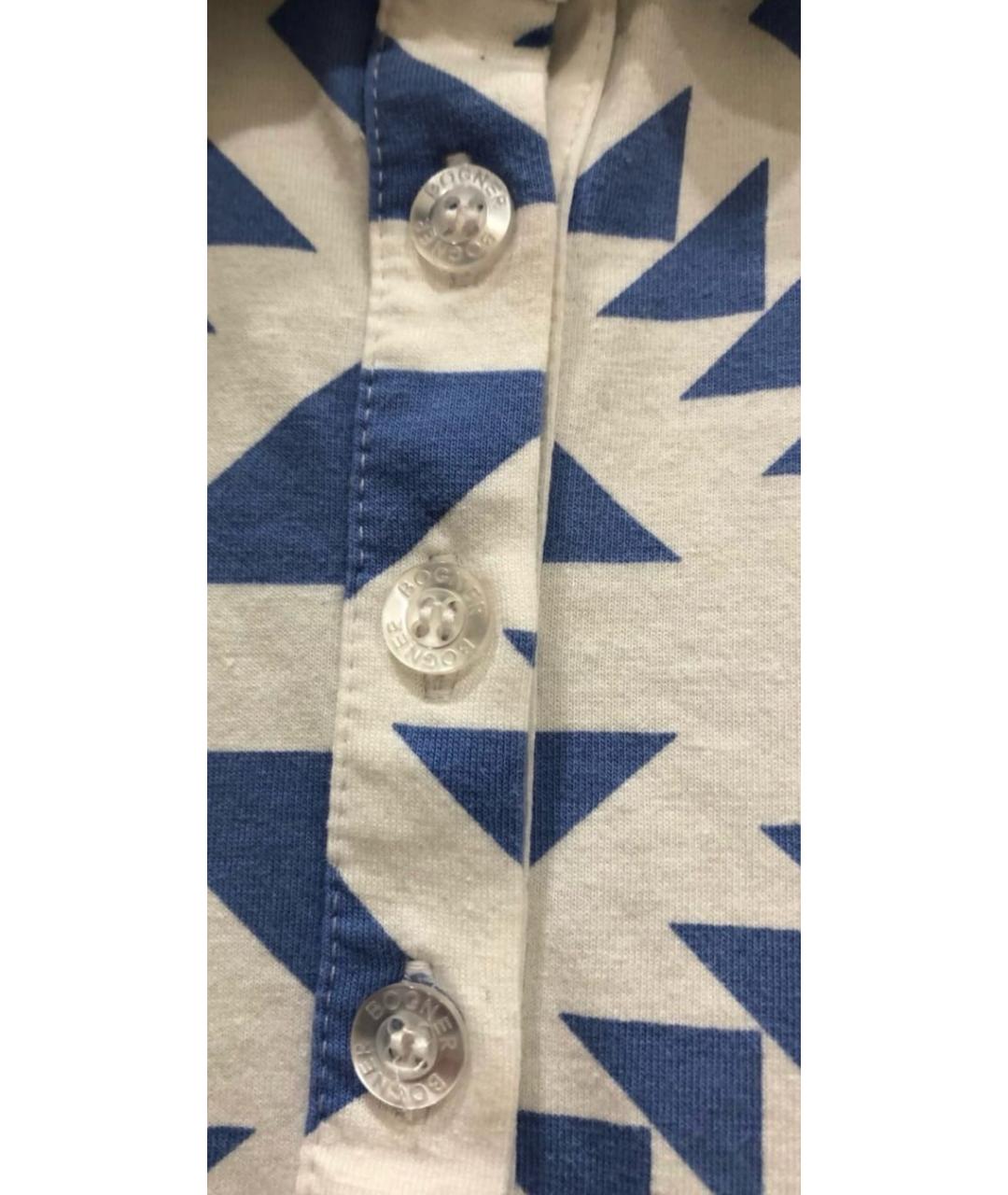 BOGNER Мульти хлопко-эластановая рубашка, фото 7