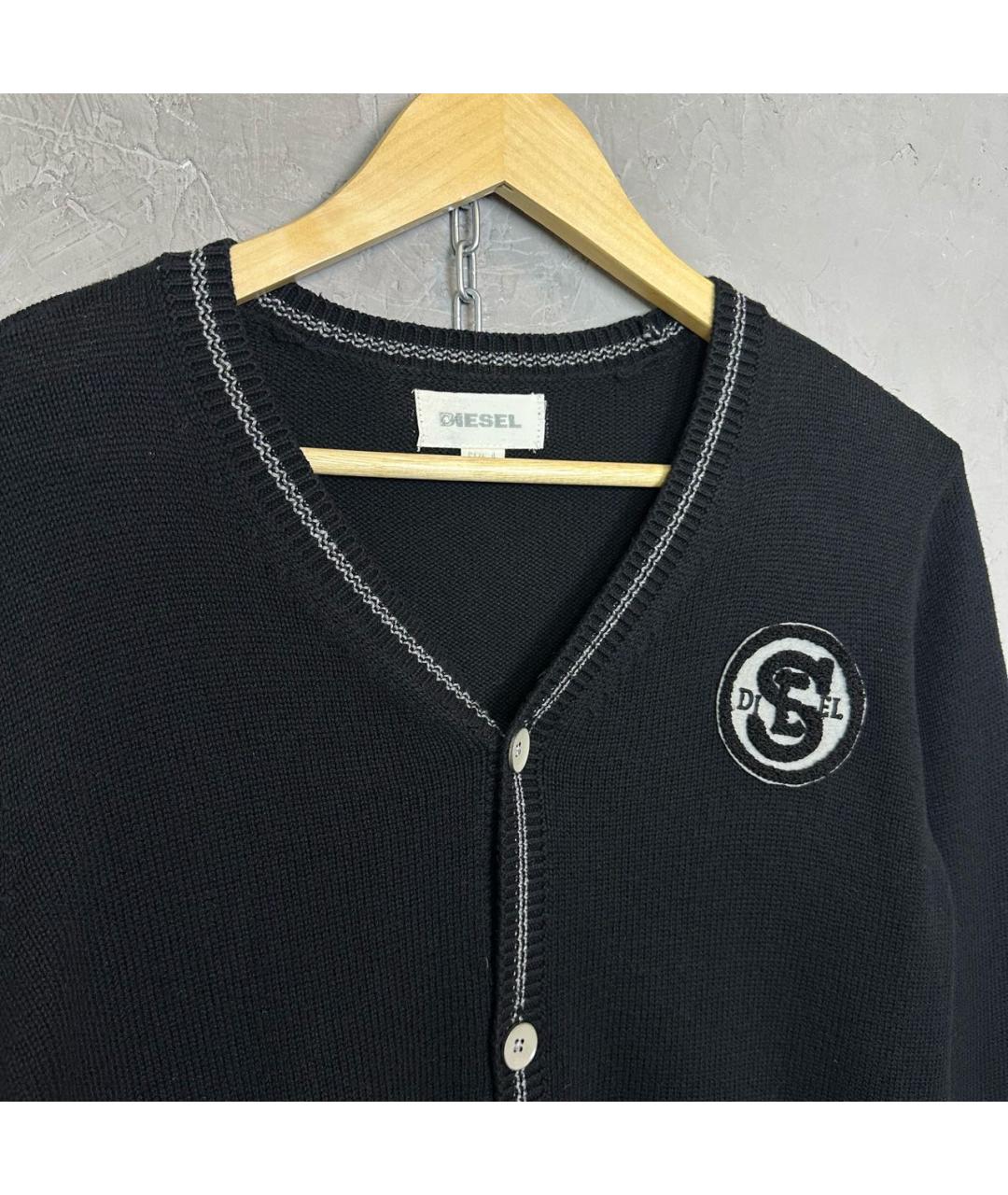 DIESEL Черный кардиган, фото 2