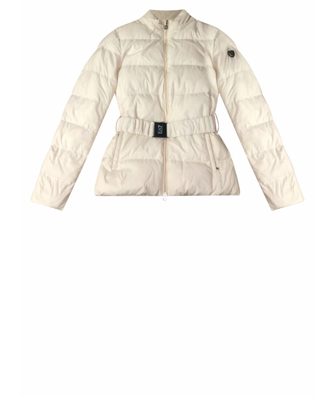 EMPORIO ARMANI Белый полиэстеровый пуховик, фото 1